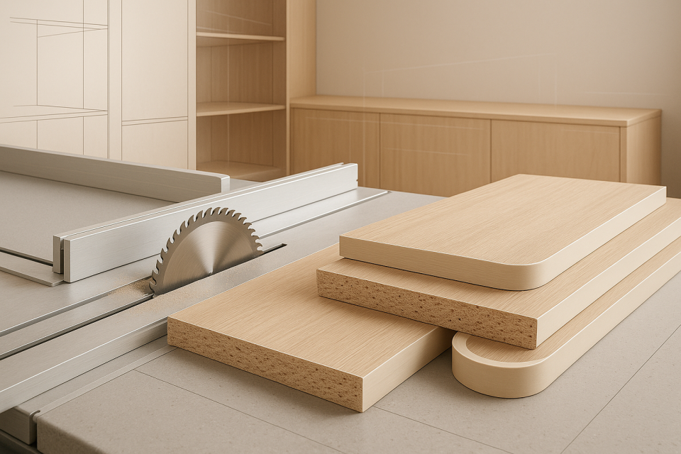 Распил и кромкооблицовка ЛДСП